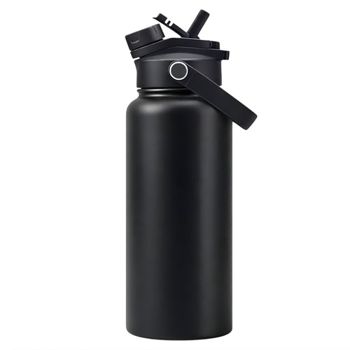 DIYORA 32oz Insulated Stainless Steel Water Bottle- Leakproof, BPA-Free, Double Wall Vacuum